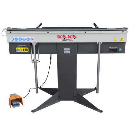 KAKA INDUSTRIAL Magnetic Pan and Box Brake, 52-Inch Electro Metal Brake Bender, 16-Gauge 6.5-Ton Box and Pan Brake, Bend Boxes or Pans to Any Depth Metal Bending Brake 220V-60HZ-1PH EB-5216 - 173410