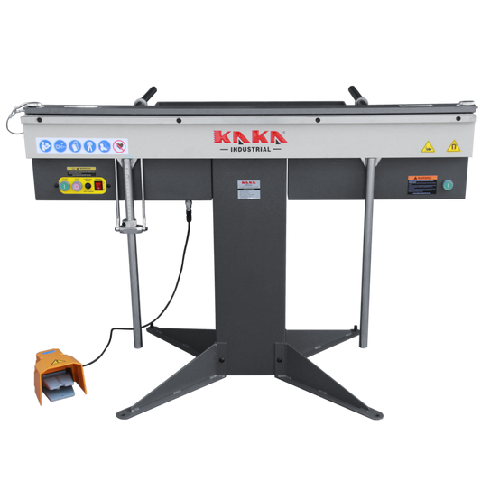KAKA INDUSTRIAL Magnetic Pan and Box Brake, 52-Inch Electro Metal Brake Bender, 16-Gauge 6.5-Ton Box and Pan Brake, Bend Boxes or Pans to Any Depth Metal Bending Brake 220V-60HZ-1PH EB-5216 - 173410