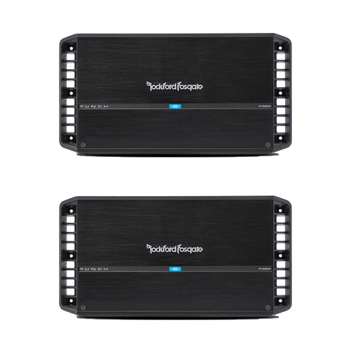 Rockford Fosgate 1200 Watt Class-D Monoblock Car Audio Amplifier 4 Pack - 120657