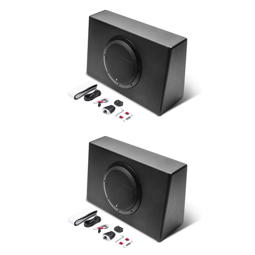 Rockford Fosgate P30010T Punch 10" 300W Powered Subwoofer Enclosure 2 Pack - 194553