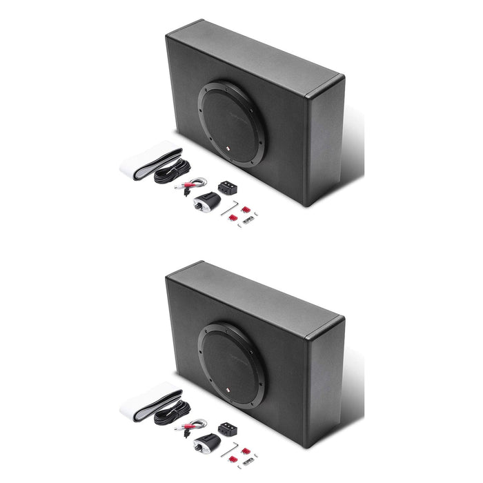 Rockford Fosgate P300-8P Punch 8" 300W Powered Ported Subwoofer System 2 Pack - 194916