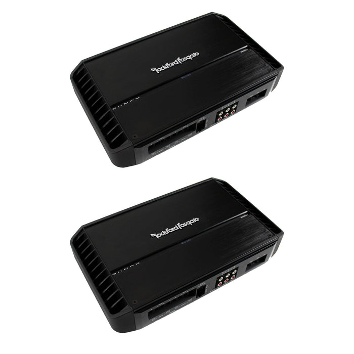 New Rockford Fosgate P600X4 600 Watt 4-Channel Class AB Car Audio Amp 2 Pack - 194254