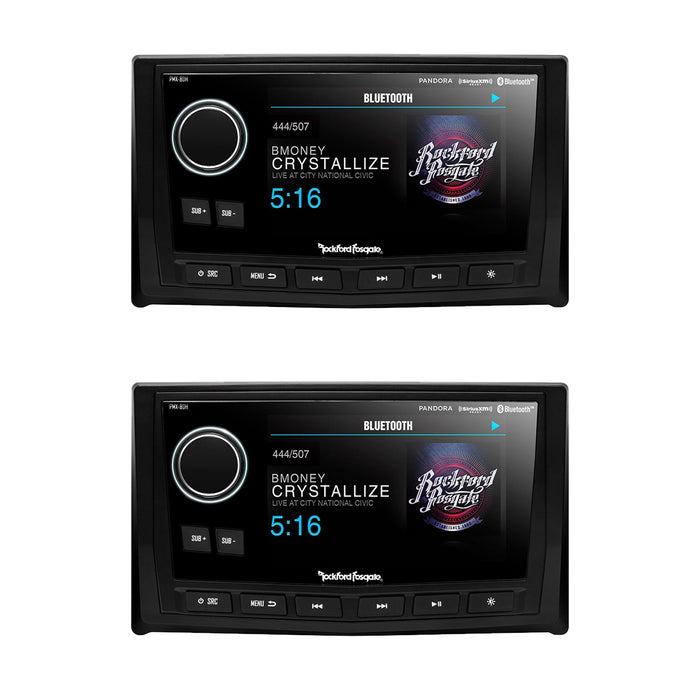 Rockford Fosgate PMX-8DH Punch Marine Wired 5" Display Controller 2 Pack - 194211