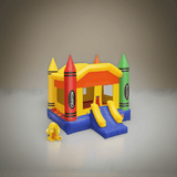 17'x13' Commercial Inflatable Crayon Bounce House w/ Blower by Cloud 9