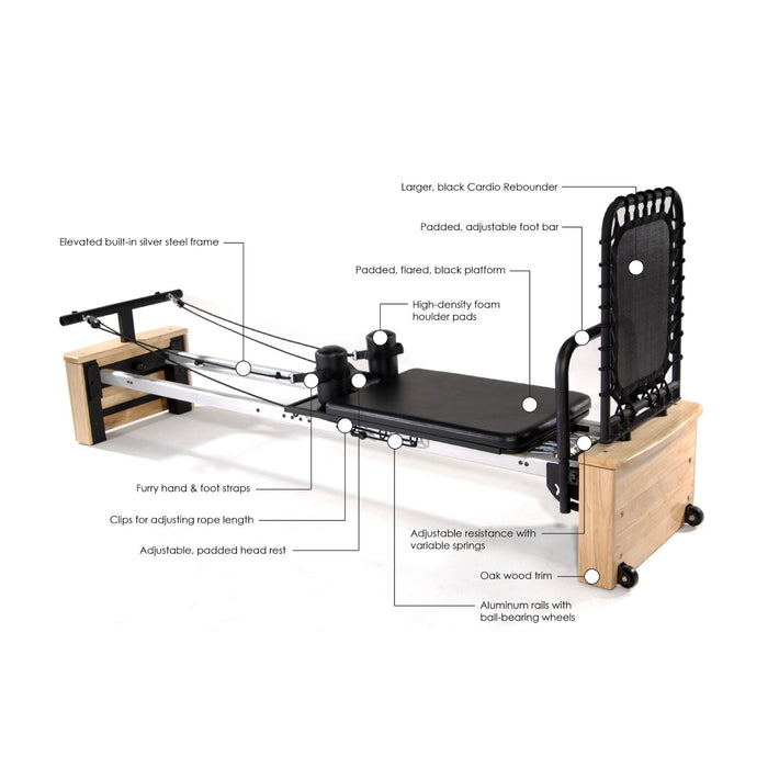 AeroPilates Pro XP557 Pilates Reformer Machine 55-5557C
