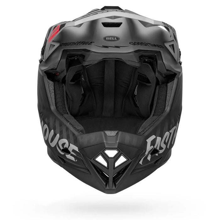 Bell Bike Full-10 Spherical Bicycle Helmets Fasthouse Happy Hour Matte Gray/Black Large - 7158282