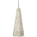 Jamie Young Borealis Hexagon Pendant, Tall -D. 5BORTAL-PEWH