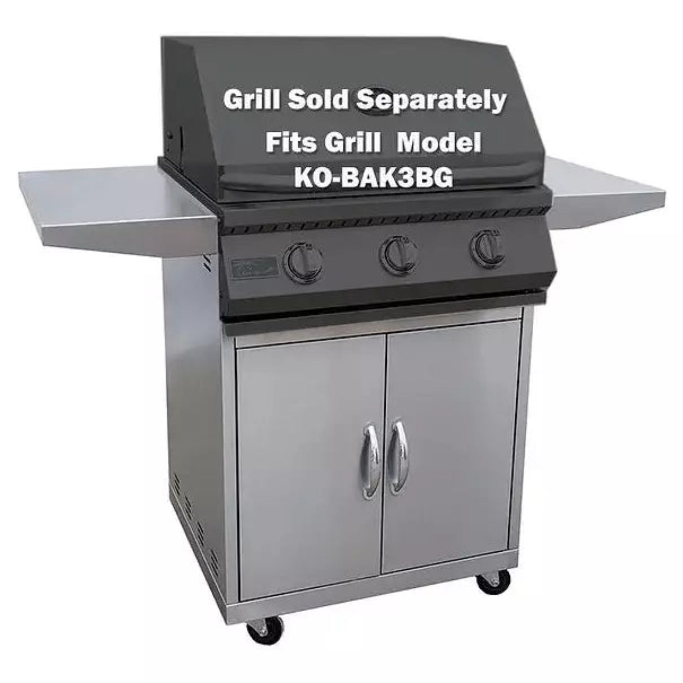 Kokomo Burner Grill Cart - KO-BAK3BG-C - KO-BAK3BG-C