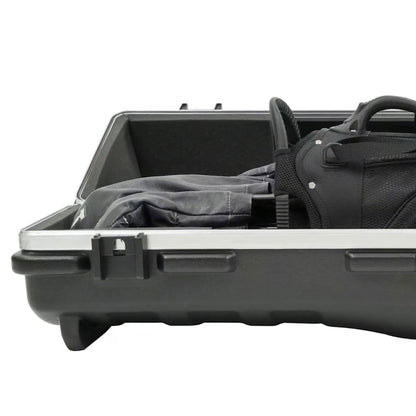 SKB Cases ATA Deluxe Hard Plastic Storage Wheeled Golf Bag Travel Case (3 Pack) - 174522