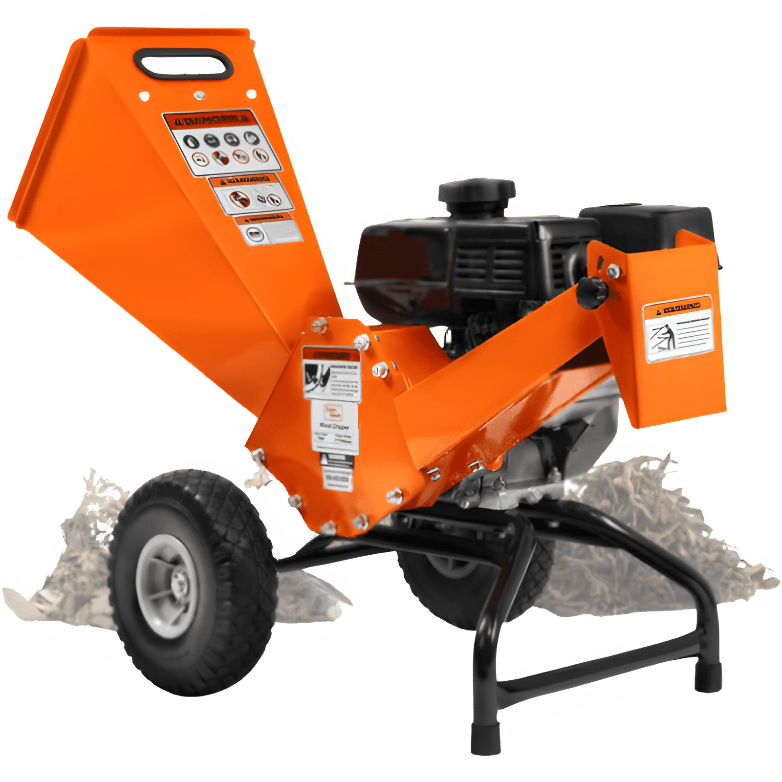 Super Handy GUO074 Mini Wood Chipper Shredder Mulcher Heavy Duty 7HP Compact Design 3" Max Cutting Capacity New