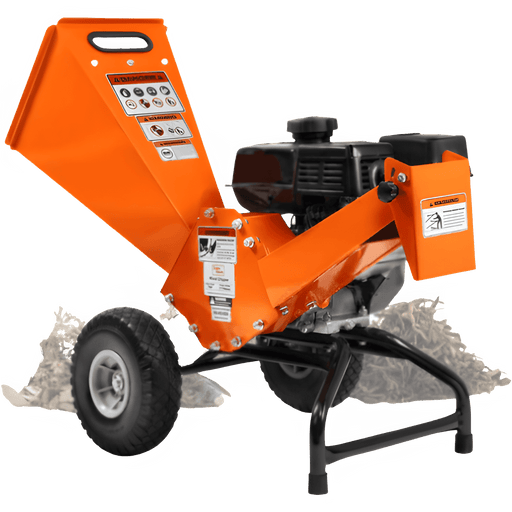 Super Handy GUO074 Mini Wood Chipper Shredder Mulcher Heavy Duty 7HP Compact Design 3" Max Cutting Capacity New