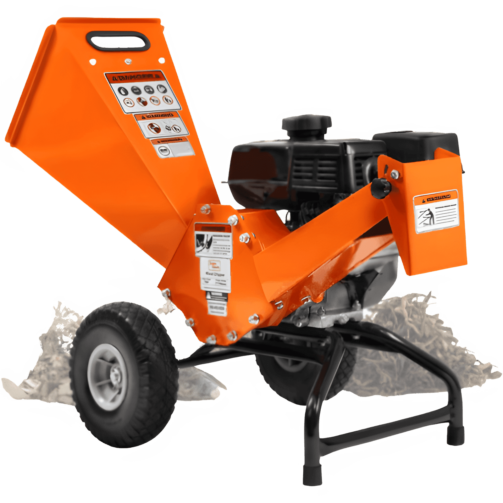 Super Handy GUO074 Mini Wood Chipper Shredder Mulcher Heavy Duty 7HP Compact Design 3" Max Cutting Capacity New