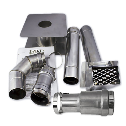 Eccotemp 3" Stainless Steel Horizontal Vent Kit - 1779686047033_299