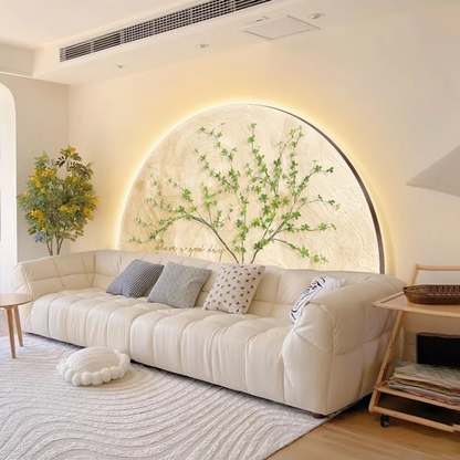 Modern Crystal Ceramic Wall Lamp for Living Room - Procure Décor