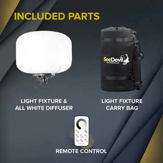 SeeDevil 300 Watt Balloon Light Fixture