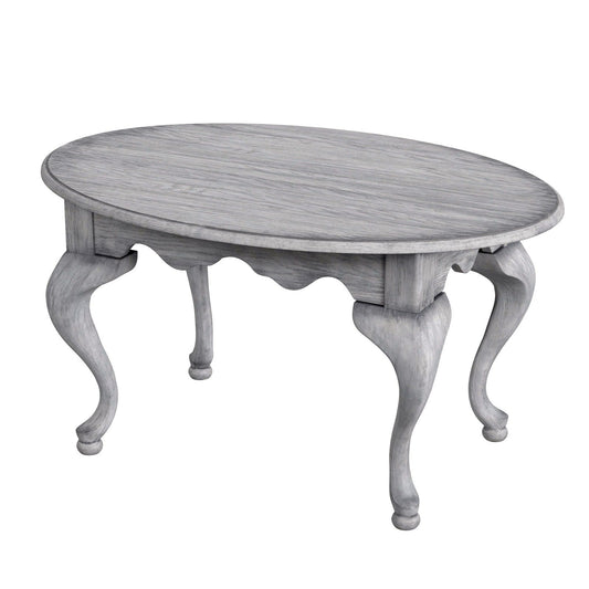 Butler Specialty Company Grace Oval 4 Legs Coffee Table, Gray  - 3012418