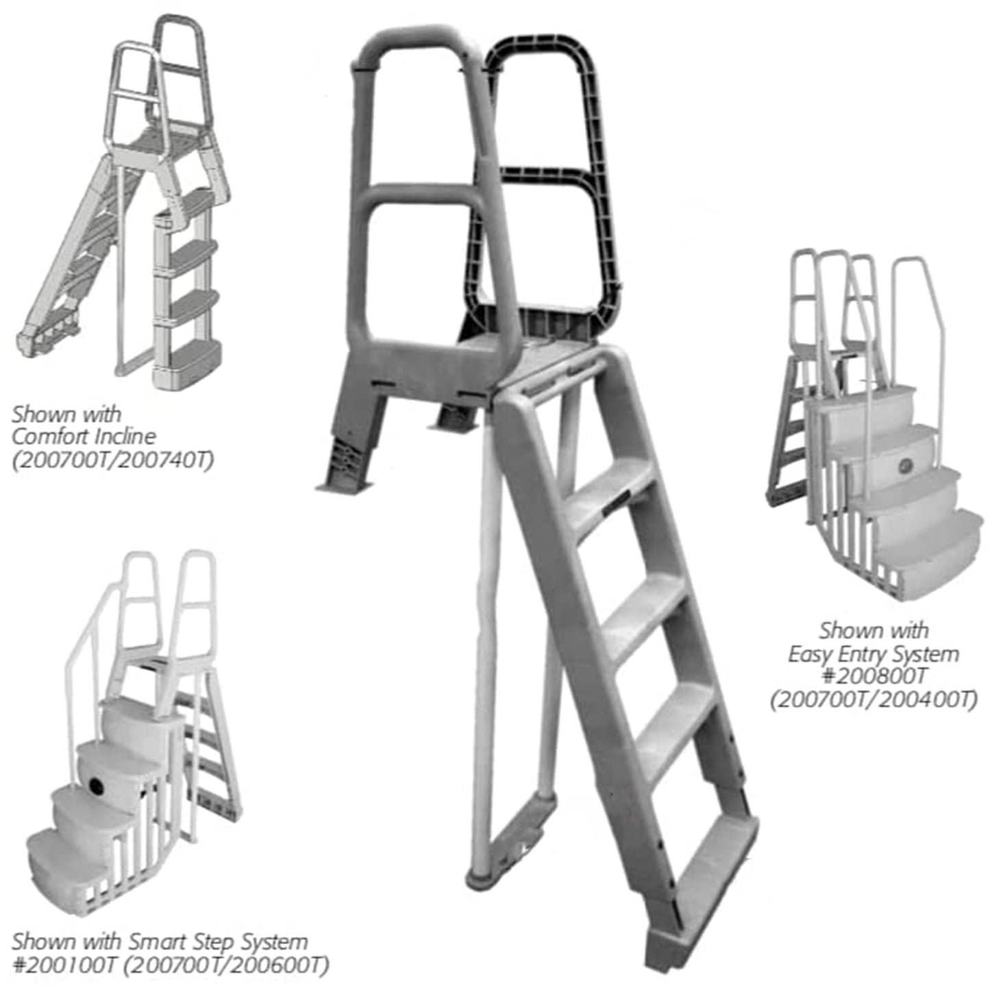 MAIN ACCESS 200700T Incline Ladder for Above Ground Pools (6 Pack) - 169213