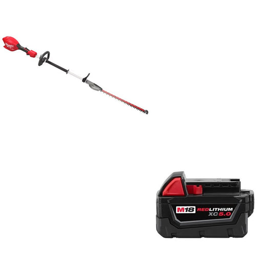 Milwaukee 3043-20 Hedge Trimmer Kit W/ FREE 48-11-1850 Battery Pack - 830540