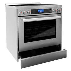 Cosmo Commercial-Style 30" Single Oven Electric Range with 7 Function 5 cu. ft. Convection Oven in Stainless Steel - COS-305AERC