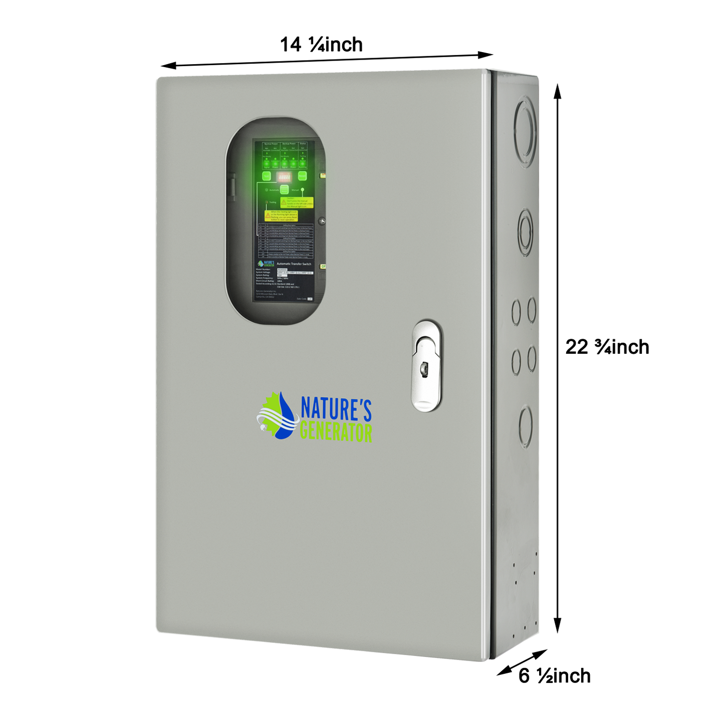 Nature's Generator  30A Automatic Generator Transfer Switch - NGA03030816N