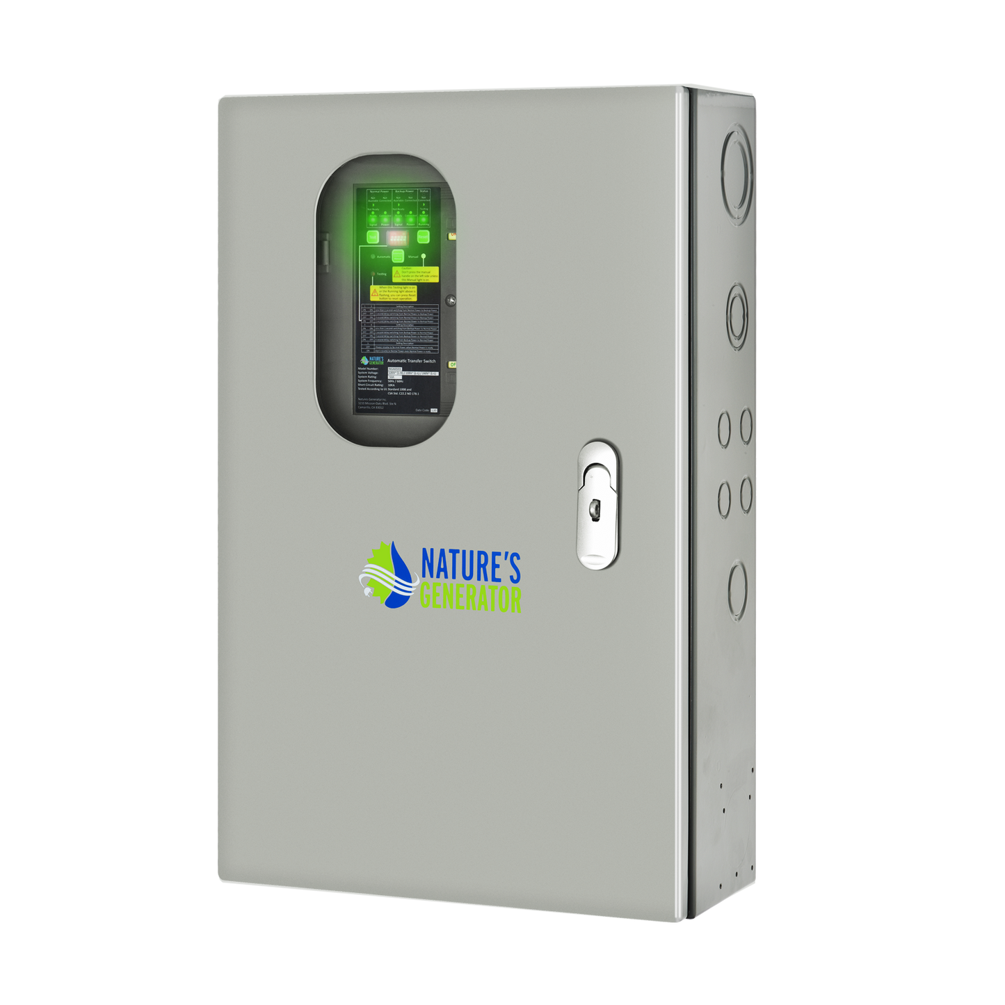 Nature's Generator  30A Automatic Generator Transfer Switch - NGA03030816N