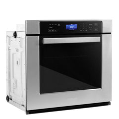 Cosmo 30" 5 cu. ft. Single Electric Wall Oven with True European Convection and Self Cleaning in Stainless Steel - COS-30ESWC