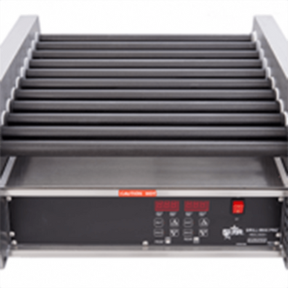 Star 8A-30STE-230V Grill-Max® Roller Grills with Electronic Controls with Clear Bun Door 230V - 8A-30STE-230V