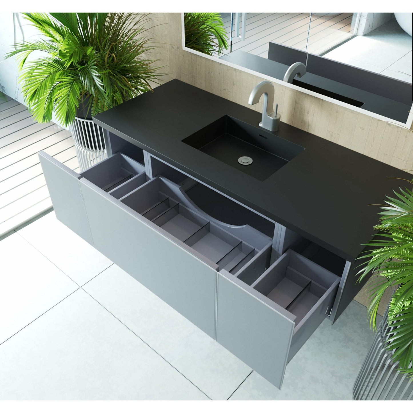 Laviva Vitri 54" Vanity - 313VTR-54CW