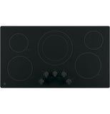 GE APPLIANCES JP3036DLBB GE 36" Built-In Knob Control Electric Cooktop - JP3036DLBB-KT