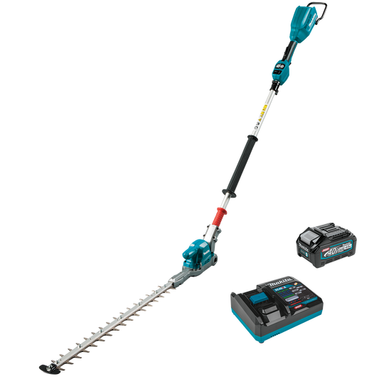 Makita GNU01M1 40V max XGT Brushless Cordless 24" Articulating Pole Hedge Trimmer Kit (4.0Ah) - GNU01M1