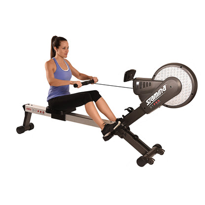 Stamina Products DT Pro Power Air and Magnetic Resistance Rowing Fitness Machine - 317237