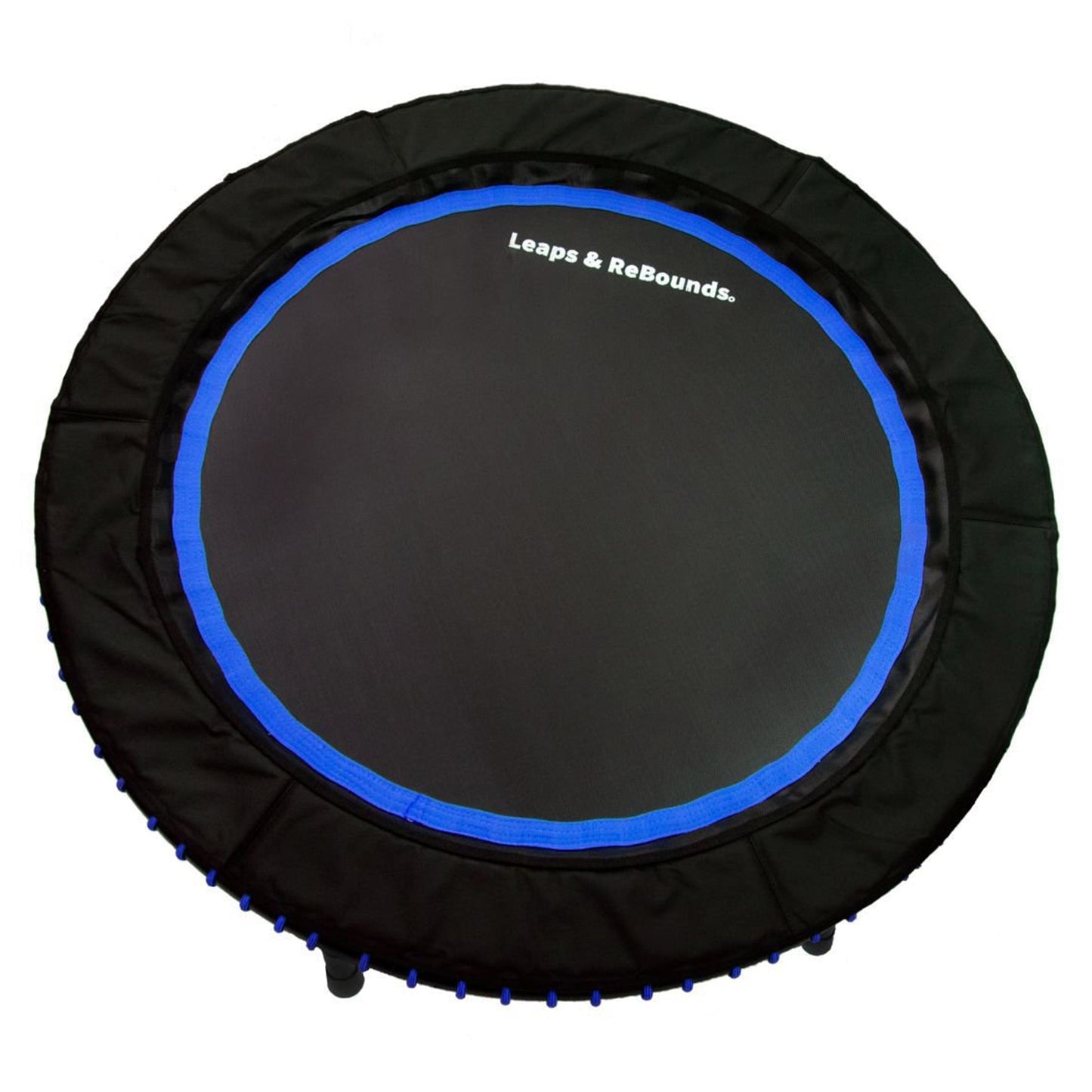 LEAPS & REBOUNDS 48" Adjustable Stability Bar with 48" Fitness Trampoline, Blue - 318052