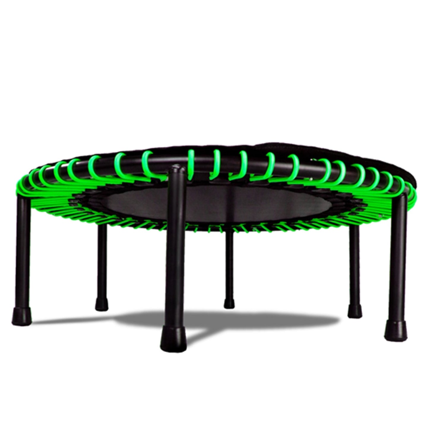 LEAPS & REBOUNDS 48" Adjustable Stability Bar with 48" Fitness Trampoline, Green - 318053