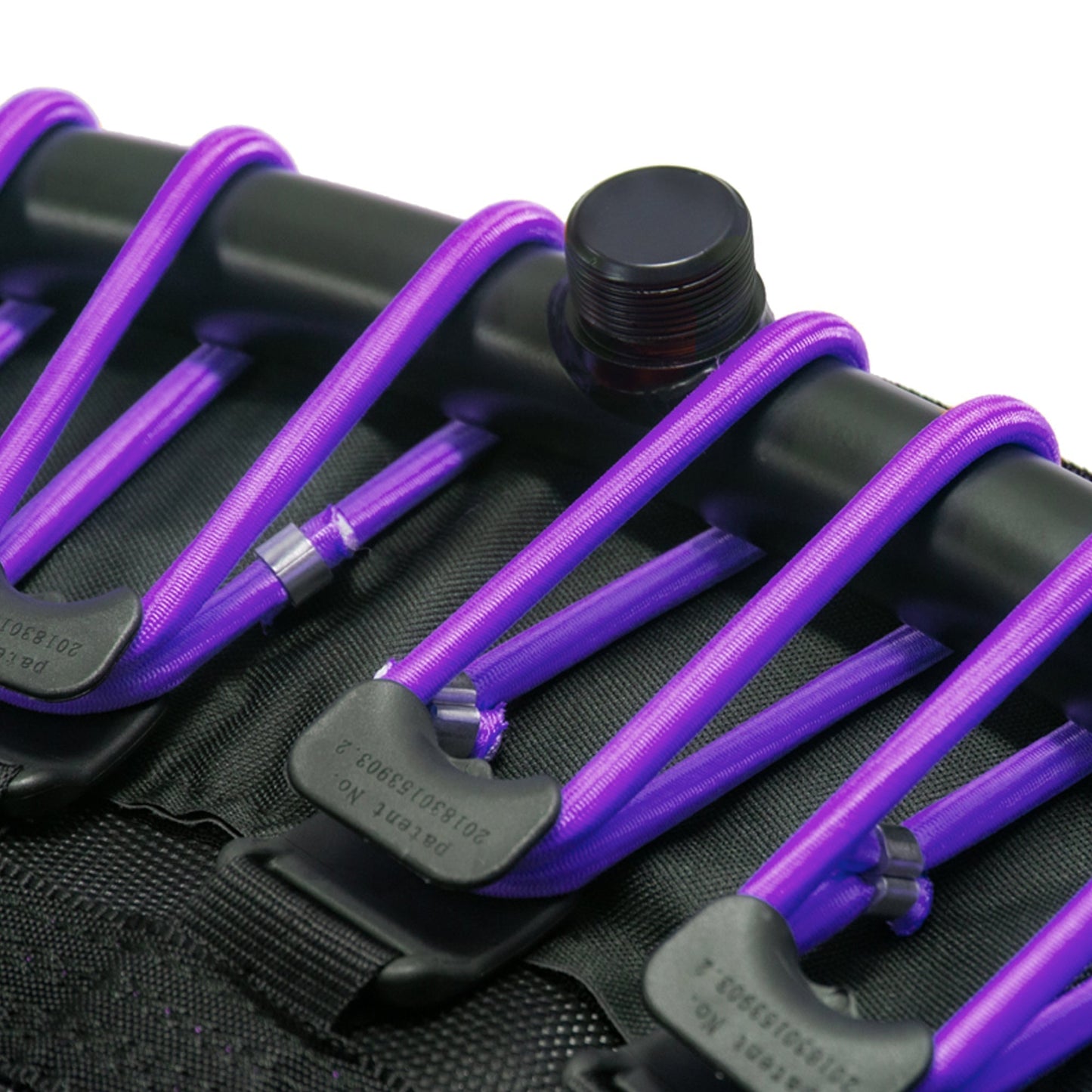 LEAPS & REBOUNDS 48" Adjustable Stability Bar w/ 48" Fitness Trampoline, Purple - 318054