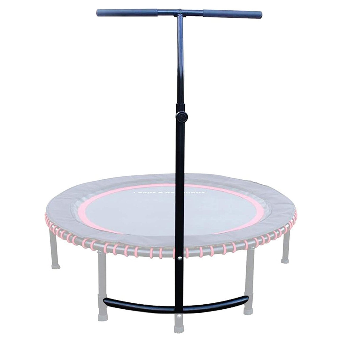 LEAPS & REBOUNDS 48" Adjustable Stability Bar w/ 48" Fitness Trampoline, Orange - 318058
