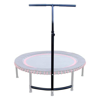 LEAPS & REBOUNDS 40" Adjustable Stability Bar with 40" Fitness Trampoline, Red - 318065