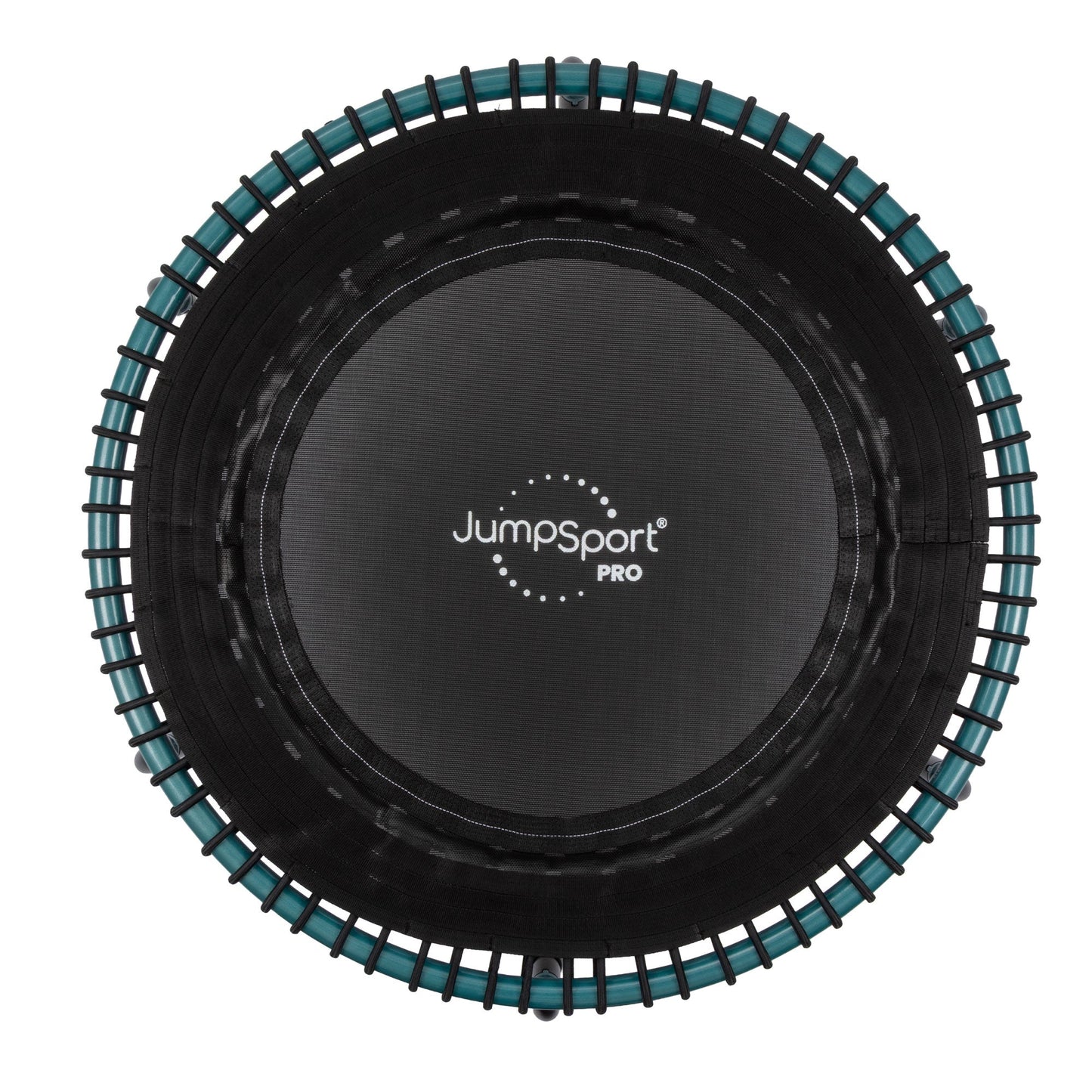 Disc-O-Bed JumpSport 350 Pro Fitness 39 Inch Cardio Workout Indoor Trampoline, Teal/Black - 318126