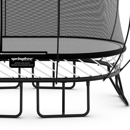 Springfree 6' x 9' Oval Outdoor Backyard Trampoline with FlexiNet and Soft Edge - 318740