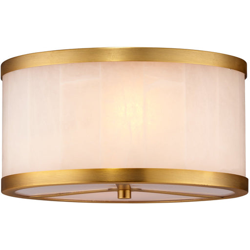 Jamie Young Small Upsala Alabaster Flush Mount Ceiling Light - D. 5UPSA-SMAL