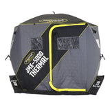 CLAM Jason Mitchell X5000 Portable 9 Ft 6 Person Ice Fishing Thermal Hub Shelter - 320780