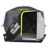 CLAM Jason Mitchell X5000 Portable 9 Ft 6 Person Ice Fishing Thermal Hub Shelter - 320780