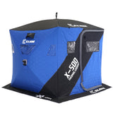 CLAM X-500 Portable 9 Ft 5 Person Lookout Ice Fishing Thermal Hub Shelter Tent - 320781