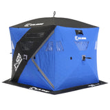 CLAM X-500 Portable 9 Ft 5 Person Lookout Ice Fishing Thermal Hub Shelter Tent - 320781