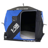 CLAM X-500 Portable 9 Ft 5 Person Lookout Ice Fishing Thermal Hub Shelter Tent - 320781