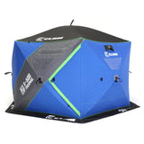 CLAM X-600 Portable 11.5' 6 Person Ice Team Thermal Hub Shelter w/Dimmable Light - 320784