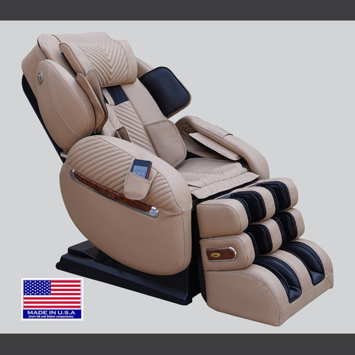 Luraco iRobotics 9 Max Plus Special Edition Massage Chair - Cream - 893640001793