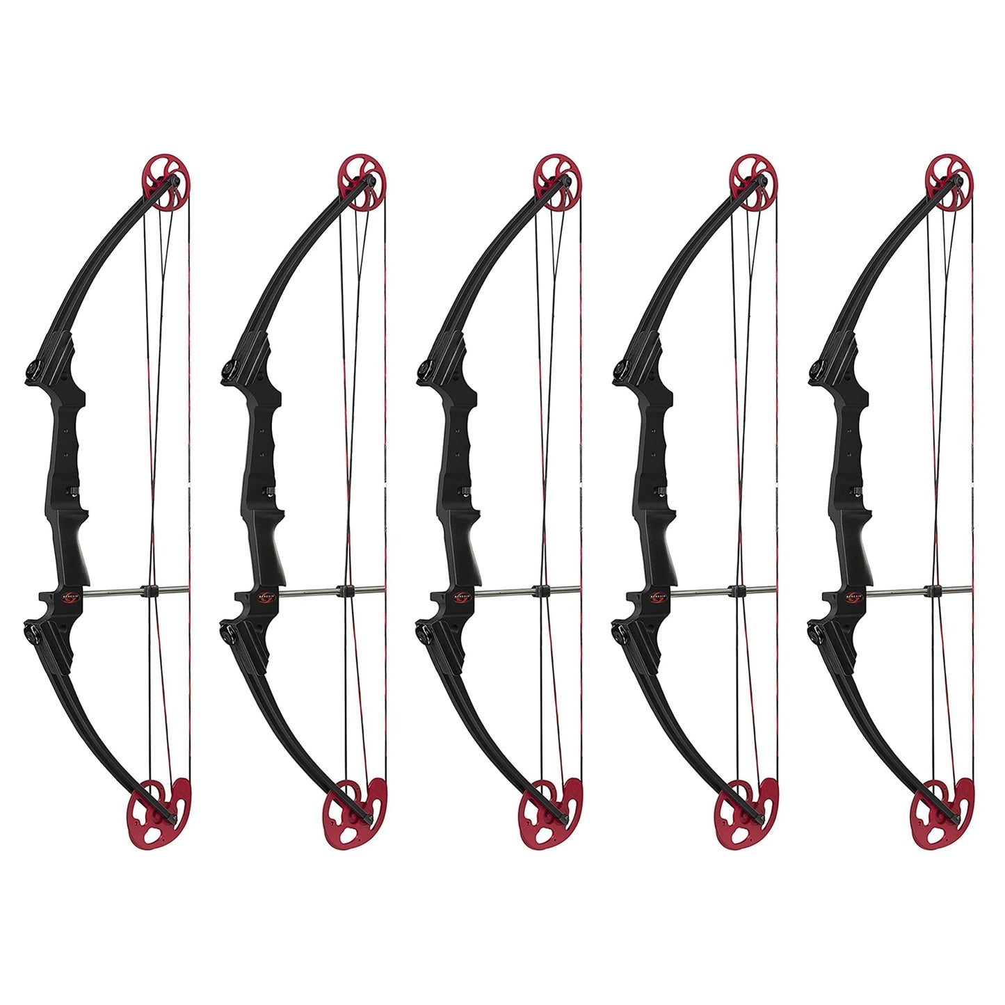 Genesis Archery Original Adjustable Right Handed Compound Bow, Black (5 Pack) - 323580
