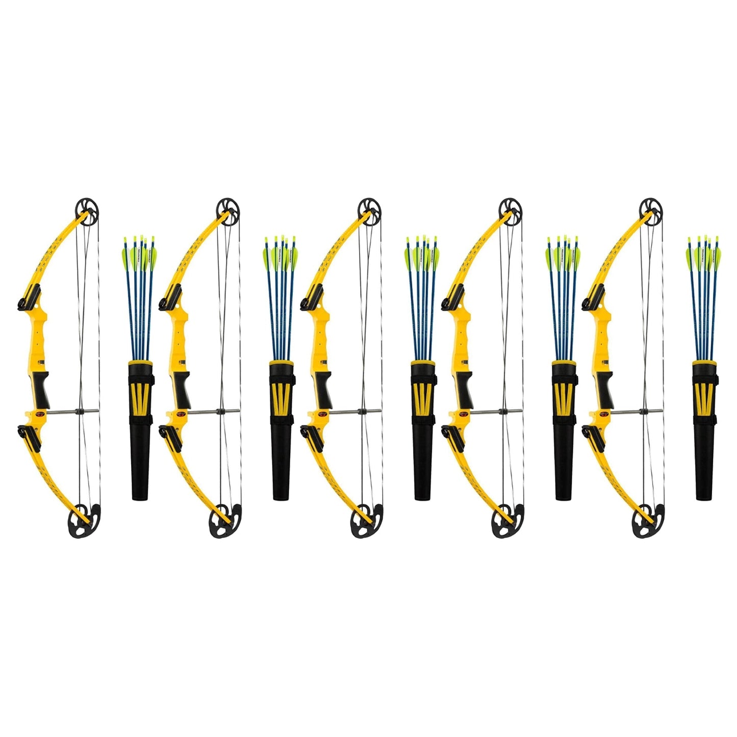 Genesis Archery Original Right Hand Compound Bow Kit w/Arrows & Quiver (5 Pack) - 323587