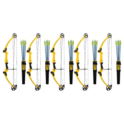 Genesis Archery Original Right Hand Compound Bow Kit w/Arrows & Quiver (5 Pack) - 323587
