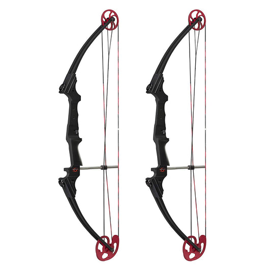 Genesis Archery Compound Bow Adjustable Sizing for Left Handed, Black (2 Pack) - 323649